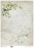 Seria Flower Post - White, Kwiatowa Poczta w bieli, konwalie, nuty, kolaż*Flower Post Series - White, Flower Post in White, lily of the valley, notes, collage